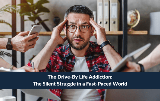 Marshall Connects blog, The Drive-By Life Addiction: The Silent Struggle in a Fast-Paced World