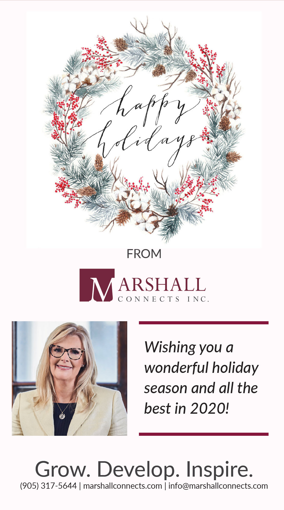 Season's Greetings From Marshall Connects