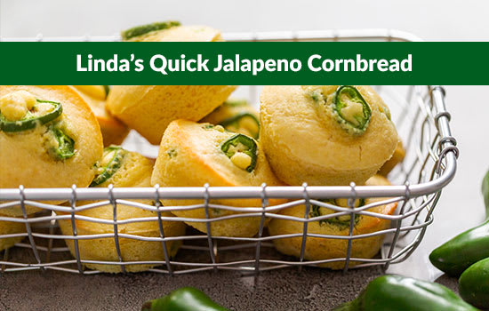 Linda’s Quick Jalapeno Cornbread, Marshall Connects