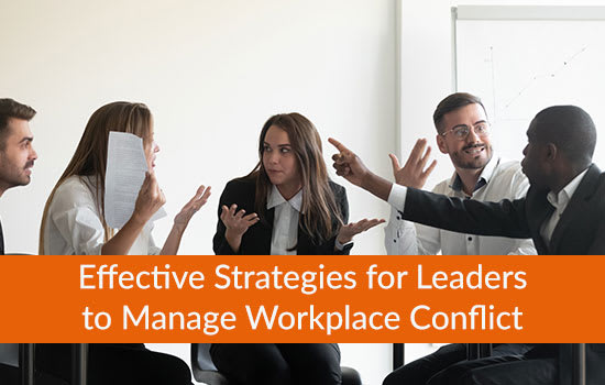 Effective Strategies for Leaders to Manage Workplace Conflict, Marshall Connects, Ontario