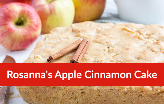 Rosanna's Apple Cinnamon Cake, Marshall Connects