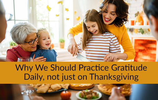 Why We Should Be Grateful Every Day, not just on Thanksgiving, Marshall Connects
